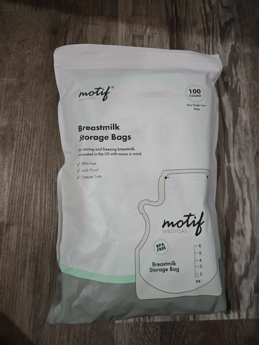 3 Packs Motif Medical Breastmilk Storage Bags – 300 Total – NEW Sealed